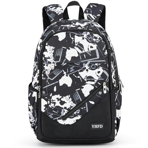 Boys' Large School Backpack, for 8-16 Years Old, Elementary - High School (Technological gray, Large) - color: Technological Gray