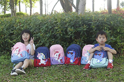 11 Inch Kids Toddler Preschool Travel Backpack Cool Cute Cartoon Daypack (Dinosaur Red) - color: Dinosaur Red, size: Medium