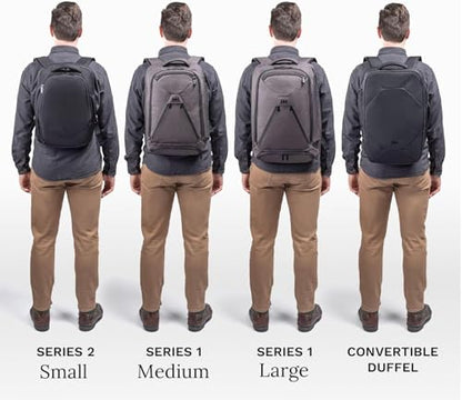 Knack Series 1 Large Travel Backpack, 17-Inch Laptop, Expandable 30L-46L - color: Black, size: Large Backpack