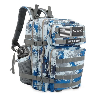 SAHARA - Raider Series Travel Bag & Laptop Backpack for Laptops up to 17.3-inch, Gray Camo, (LT00093) - color: Gray Camo