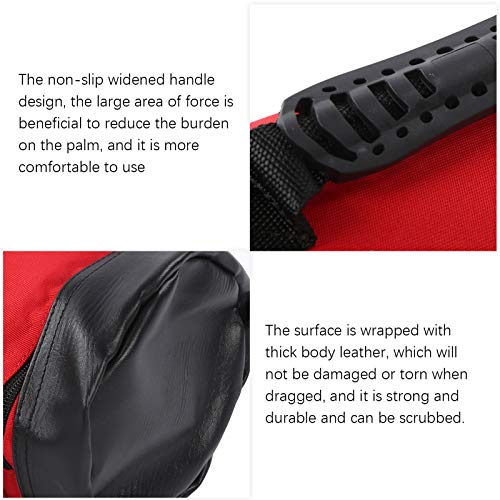 Weightlifting Sandbag, Fitness Exercise Sandbags with Non - Slip Wide Handle, Heavy Duty Oxford Cloth Outer Skin for Full Body Workout, Gym and Home Training Equipment - size: Large