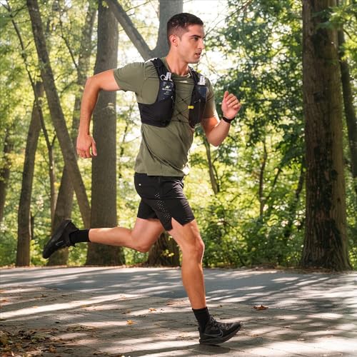 N NEVO RHINO 12L Trail Running Hydration Vest with 2 TPU 500ml Soft Flasks - color: White, size: Medium
