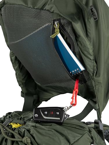 Osprey Kestrel 58L Men's Backpacking Backpack, Black, S/M