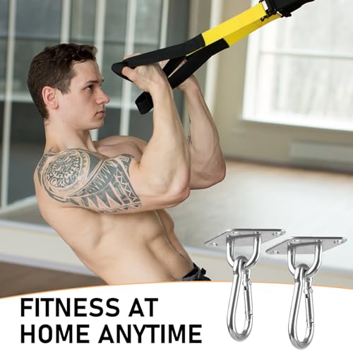 Wall Mount for Resistance Bands, Workout Anchors Wall Resistance with Hook for Fitness Bands, Space Saving Workout Equipment for Home Gym Weight Straps Suspension Training Exercise - style: 3 Pack