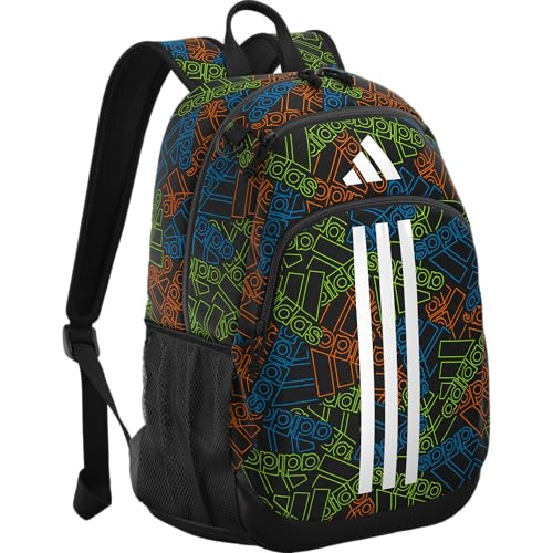 Originator Small Backpack for men and women, athletic book bag with laptop sleeve - color: Outline Bos Toss - Black/Black/White
