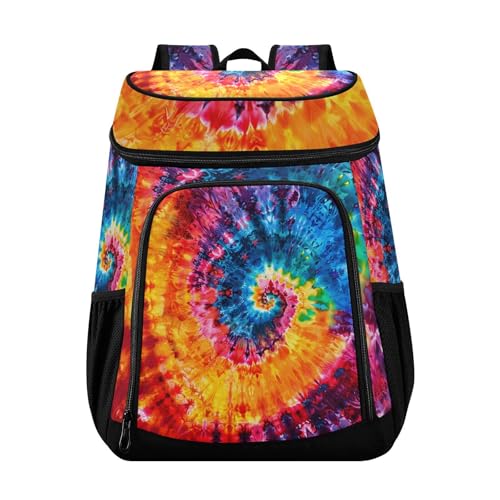 Tropical Pineapples Fruits Cooler Backpack Insulated Leak Proof Beach Cooler Bag Soft Lunch Picnic Hiking Camping Backpack Cooler - color: silver8