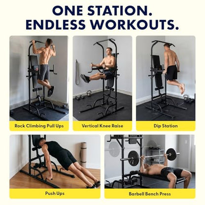 SQUATZ Fitness Board and Pull-Up Dip Station