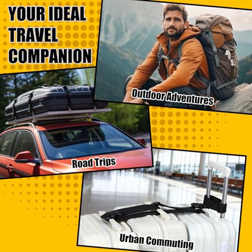 Sadnyy Luggage Straps for Suitcases 4 Pack Basic Style - style: Basic Style