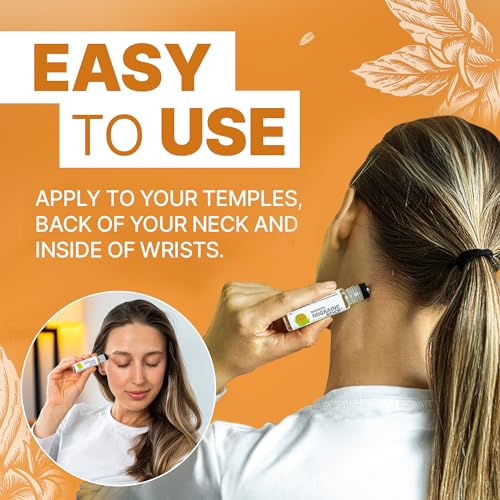 Basic Vigor Migrastil Migraine Stick Rollon - Fast Cooling Comfort for Your Head. Aromatherapy with Peppermint & Other Essential Oils. Metal Roller. Made in USA - size: 0.3 Ounce (Pack of 1)