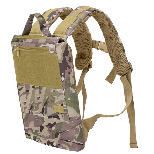 Polyfit Rucking Backpack 2.0 - Weighted Ruck Pack for Weight Plates - Patent Pending Side-Loading Rucksack for Walking, Running, Rucking, Strength and Endurance Training - Camo - color: Camo