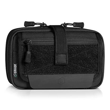 Savior Equipment IFAK Buddy Tactical First-Aid Kit Rip Away MOLLE Pouch Emergency EMT Utility Organization Medical Supply Carrier Outdoor Survival Travel Bag, Attach to Backpack/Belt Loop - color: Obsidian Black