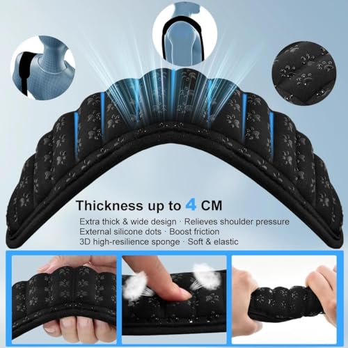 ZINMARK 79" Adjustable 3D Soft Cushion Shoulder Strap, Anti-Slip Thickened Breathable Pad for Bags