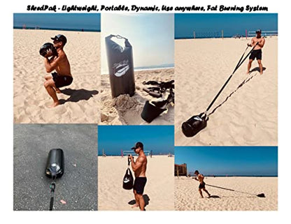 Resistance Training Sled - Weight Sled Harness & Handles - Extreme Workout for Athletes - Burn 3X The Calories - 4-Piece Kit for Gym, Home and, Outdoor - style: Whole kit