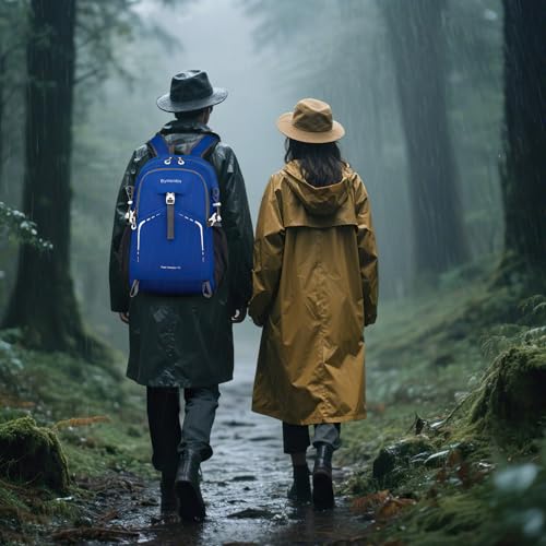 45L Lightweight Packable Backpack – Durable Foldable Daypack for Travel, Hiking, and Gym (Blue) - color: 45l-blue