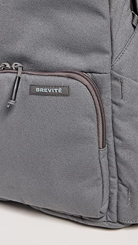BREVITE Men's The Backpack, Charcoal Grey, One Size - color: Charcoal Grey