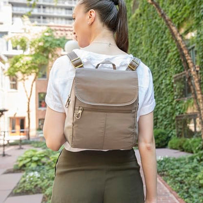 Travelon Anti-Theft Signature Slim Backpack - color: Black