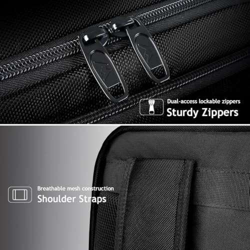 MATEIN Extra Large 45L Travel Laptop Backpack, Airline Approved Carry on Backpack with Shoe Compartment, Water Resistant Luggage College Overnight Weekender Travel Bag Fit 18" Laptop, Black - color: Black, size: XX-Large