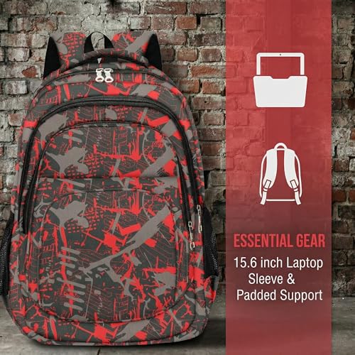 rickyh style School Backpack Travel Bag for Men & Women Lightweight College Back Pack with Laptop Compartmen - color: 07zhua