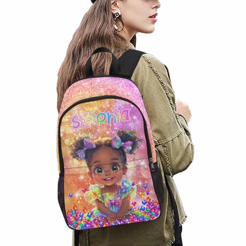 Personalized Backpacks For Girls Custom Backpack For Kids Customized Name Backpacks Back to School Custom Bookbag Set Gifts For Daughter, Granddaughter, Niece - color: A05