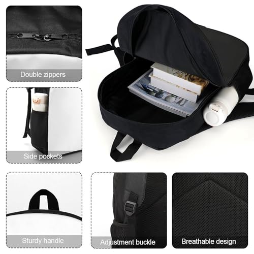 Travel Laptop Backpack Slim Durable Lightweight Back Pack Cute Simple Female Silhouette Small Backpack For Women Men - color: Simple Female Silhouette