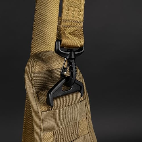 WOLFpak Tactical Sling Bag for Concealed Carry, EDC | Everday Crossbody Daypack - color: Khaki