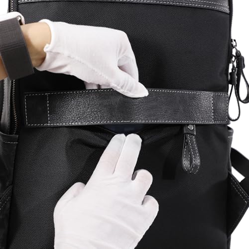 Men's new business leather minimalist computer bag waterproof travel bag men's commuting backpack