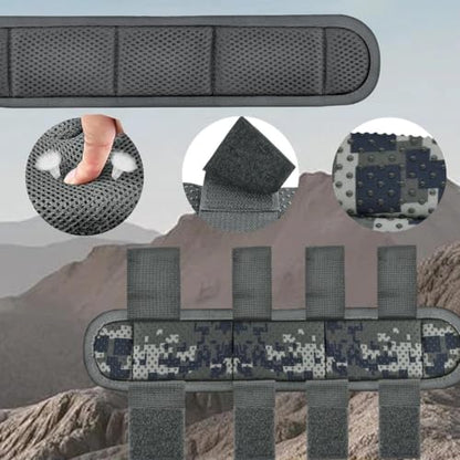 ZINMARK 2-Pack Shoulder Pad Anti-Slip Cushion Breathable Pad for for Laptop Bags, Messenger Bags, Briefcase Bags, Luggage Bags, Tool Bags, Travel Bags and Most Bags, Camouflage Gray - color: Camouflage gray