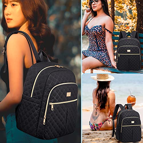 Weitars Lunch Backpack For Women Men,20L Cooler Backpack Insulated Lunch Bag For Women With Side Pockets Waterproof,Meal Prep Backpack,Adult Backpack Cooler For Lunch Picnic Hiking Camping Beach - color: Black