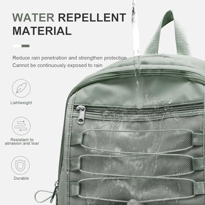 Backpacks For College Students Women,Aesthetic Bookbag,Casual Dayback Small Travel Backpacks,Waterproof Middle School Backpack For Teens Girls Boys(Green) - color: C3-green