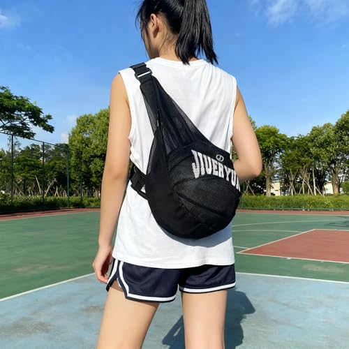 Soccer Backpack, Soccer Bag Sport Equipment Bags Fit Basketball Volleyball Football - color: black out