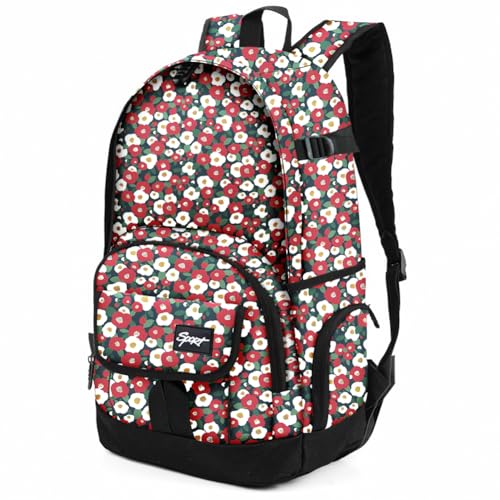 rickyh style School Backpack Travel Bag for Men & Women Lightweight College Back Pack with Laptop Compartmen - color: 04hbh