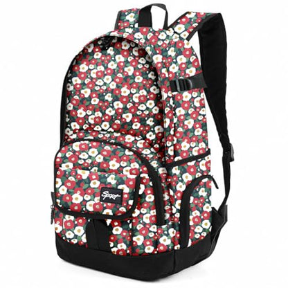 rickyh style School Backpack Travel Bag for Men & Women Lightweight College Back Pack with Laptop Compartmen - color: 04hbh