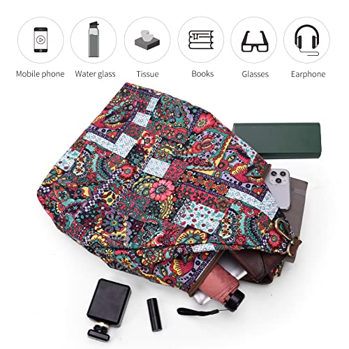Black Butterfly Premium Backpack for Women, Bohemia Style Fashion Casual Daypack Backpack, Small Backpack Purse (05-brown) - color: 05-brown