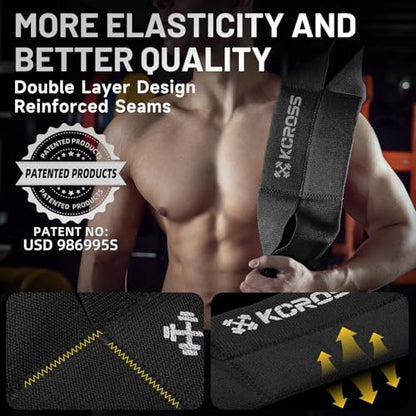 KCROSS Bench Press Band for Men and Women, Weight Lifting Bench Press Band, Push Up Exercise Bench - color: Black (240-300lbs), size: M(7.6in)