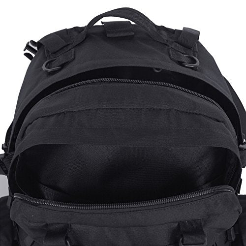 Seibertron 3 Day Tactical Backpack Waterproof Molle Bag/Rucksacks Black - color: 3 Day Black