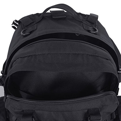 Seibertron 3 Day Tactical Backpack Waterproof Molle Bag/Rucksacks Black - color: 3 Day Black