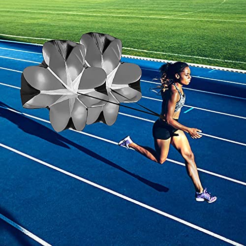 Resistance Parachute Sprint Parachutes, Running Parachute Resistance Trainer with Adjustable Strap, for Improving Speed/Stamina/Strength