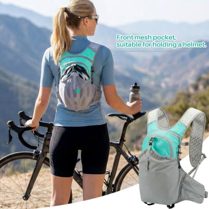 ShowyLive Lightweight Travel Backpack, Small Hiking Backpack Breathable for Cycling Trail Running Hiking - color: Blue, size: 10L