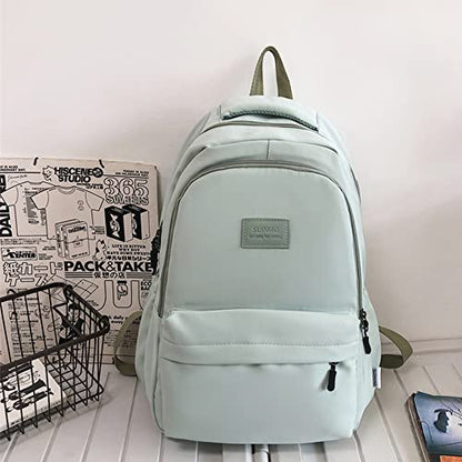 JARKJARD Aesthetic Cute Backpack for Girls Student School College Travel - color: Green