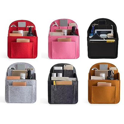 Backpack Organizer with Dividers - Small Bag, Shoulder Bag, Handbag, Rucksack, Lady Purse Insert