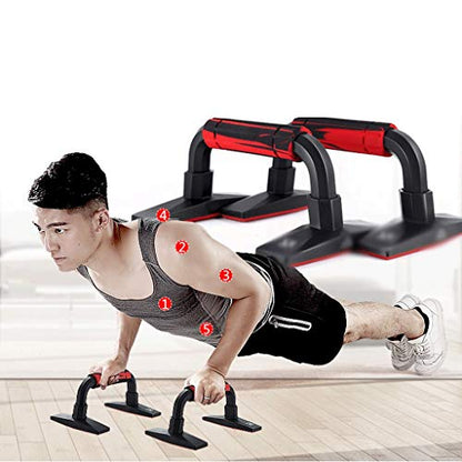 Push Up Support - Core Athletics Bars Strong Steel Stands Suitable for Any Pushup Training Program