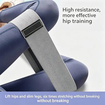 3 Pack Fabric Hip Resistance Bands, Non-Slip Glute Workout Loop Bands, 3 Tension Levels Fitness Exercise Bands for Leg Hip Training - color: Black