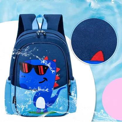 13 inch Kids Toddler Preschool Travel Backpack Kindergarten Cool Cute Cartoon Schoolbag Bookbag For Girls Boys Ages 3-5 Use - color: Dinosaur Blue, size: Medium