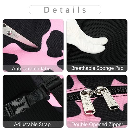 abshoo Lightweight Kids Backpack For School Girls Teens Bookbag Kindergarten Elementary School Bags (Cow Print Pink) - color: Cow Print Pink