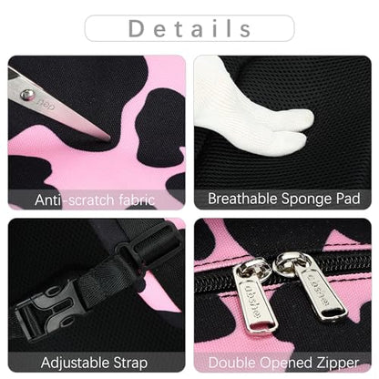 abshoo Lightweight Kids Backpack For School Girls Teens Bookbag Kindergarten Elementary School Bags (Cow Print Pink) - color: Cow Print Pink