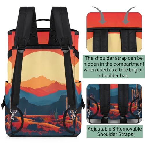 Gym Backpack, Water Resistant Carry-On Bag with Padded Shoulder Straps