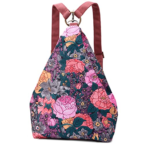 Black Butterfly Premium Backpack for Women, Bohemia Style Fashion Casual Daypack Backpack, Small Backpack Purse (06-fuchsia) - color: 06-fuchsia