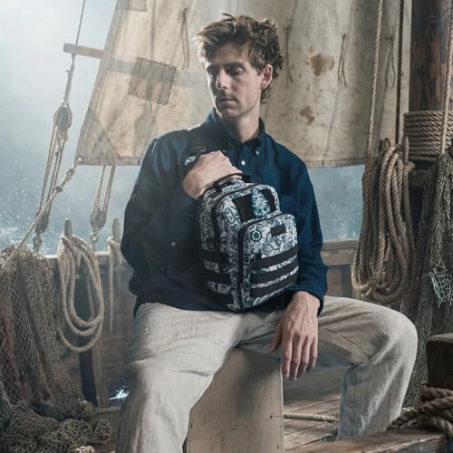 WOLFpak Tactical Sling Bag for Concealed Carry, EDC | Everday Crossbody Daypack - color: Sailor's Curse