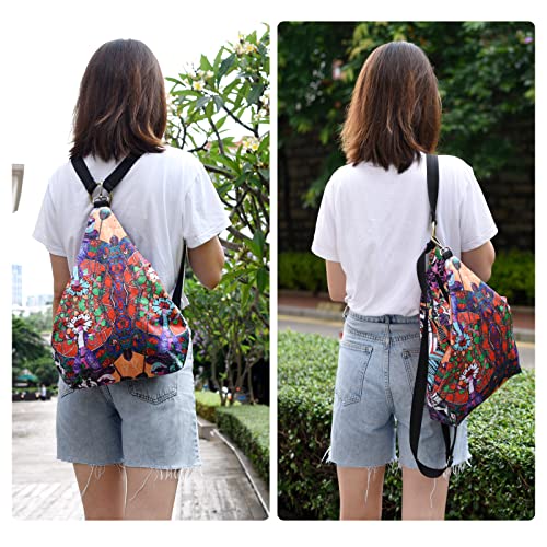 Black Butterfly Premium Backpack for Women, Bohemia Style Fashion Casual Daypack Backpack, Small Backpack Purse (20-multicolor) - color: 20-multicolor