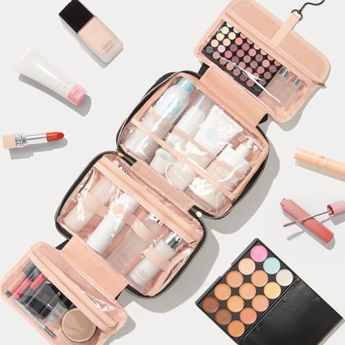 Personalized Hanging Toiletry Bag Travel Makeup & Cosmetic Bag Organizer - style: A